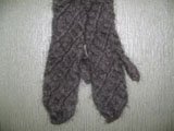Downy patterned Russian mittens