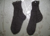 Woman's downy socks